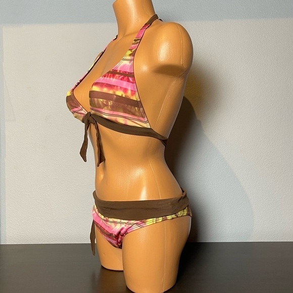 Nwt Surfside 2-piece Bikini Halter Top & Hipster Pant (SW27) - Picture 4 of 7
